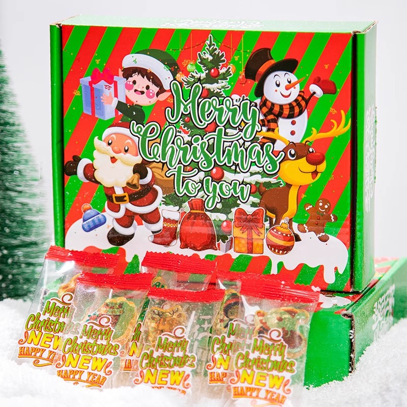 圣诞节糖果礼盒装可爱卡通