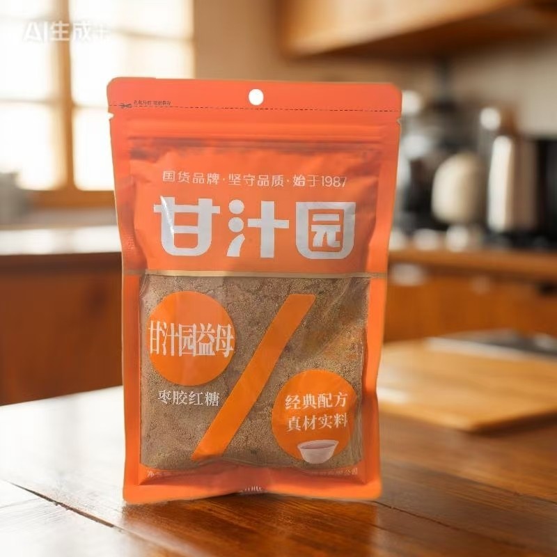甘汁园益母红糖350g袋装 女生经期例假红糖粉驱寒散装月子产妇