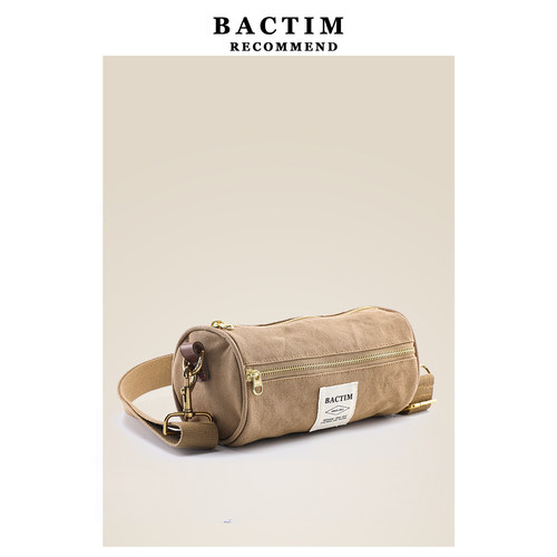 单肩斜挎包女帆布2021邮差运动