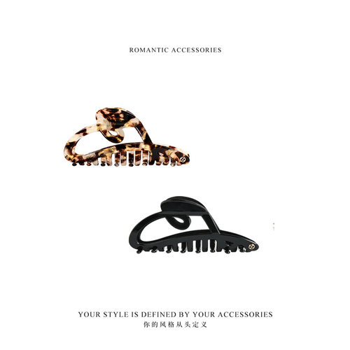 张小婉明星同款发夹鲨鱼夹