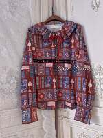 DearCeline's Magic Book Autumn Collection: Elegant French Long-sleeved Shirt with a Lapel Collar - In Stock thumbnail 4