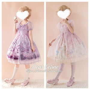 [DearCeline 仲夏夜之梦 洛丽塔百搭 夏季玻璃纱罩衫lolita]