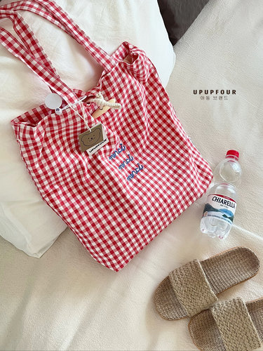 upupfour「加州学院」韩国设计师原创卡通大容量轻便单肩斜挎包