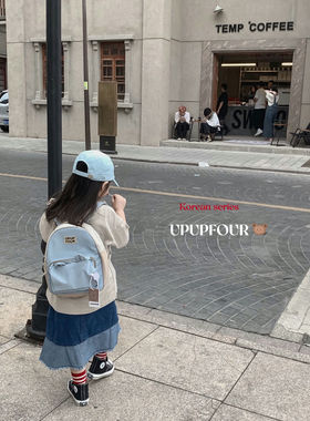 upupfour原创自制韩国ins亲子书包儿童小学生宝宝防水背包亲子包