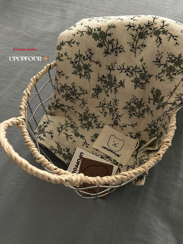 upupfour出口品质新生婴儿盖毯抱被空调毯纯棉包裹巾毯盖毯推车毯