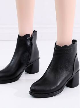 大码短靴40-43码软底舒适女靴子