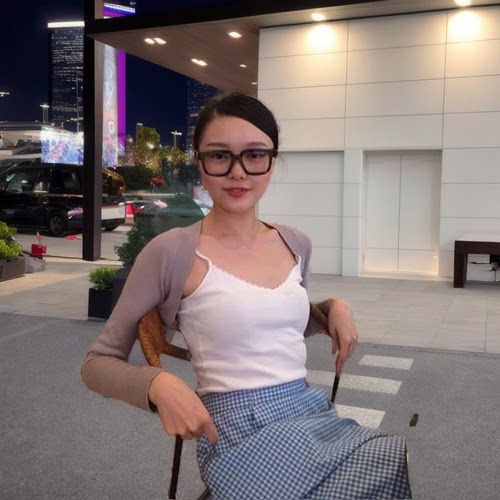晚晚同款小外套坎肩超短空调衫