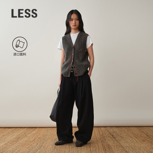 LESS进口全棉丹宁牛仔裤