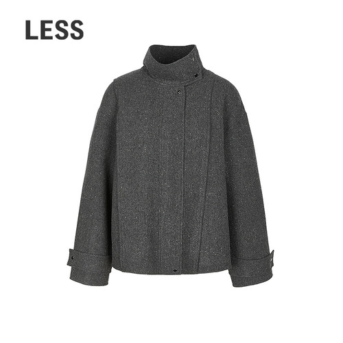 LESS毛呢夹克外套含山羊绒