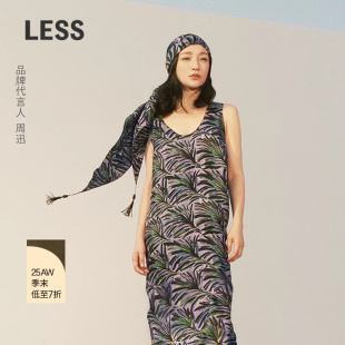 度假风无袖 LESS2025秋新款 XUN系列 连衣裙2P8G24970 商场同款