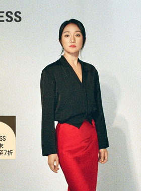 LESS春时髦V领夹克外套