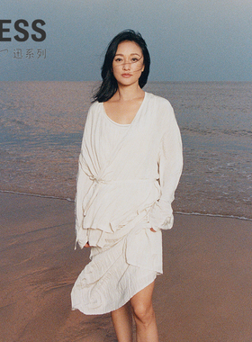 【迅系列】LESS淡人穿搭夹克女休闲慵懒感简约无扣外套2P5610550