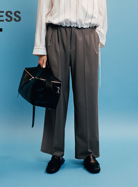 【商场同款】LESS2025年秋新款通勤直筒垂感休闲裤子女2P7E18330