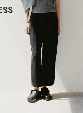 【0压系列】LESS裤子女简约质感毛呢休闲裤2N0E10390