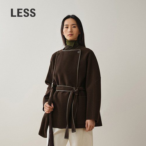 LESS复古绒感毛呢大衣