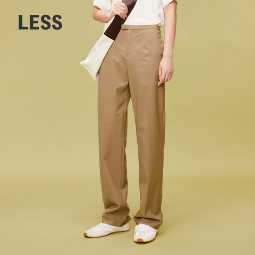 LESS含49%绵羊毛西装裤