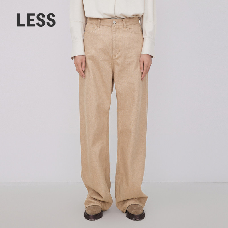 【周迅同款】LESS直筒牛仔裤