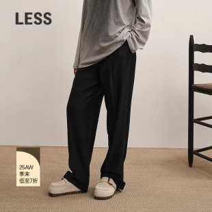通勤直筒休闲裤 LESS2025年秋新款 XUN系列 2P8E18160 商场同款