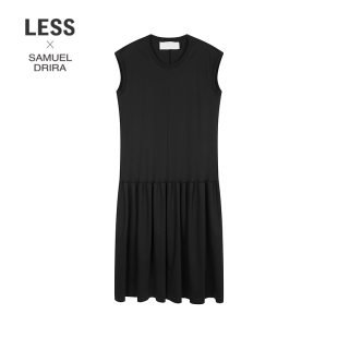 LESS2026春新波浪褶无袖 SAMUEL系列 连衣裙2Q3G16540 商场同款