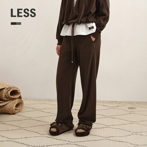 LESS休闲直筒香蕉裤女