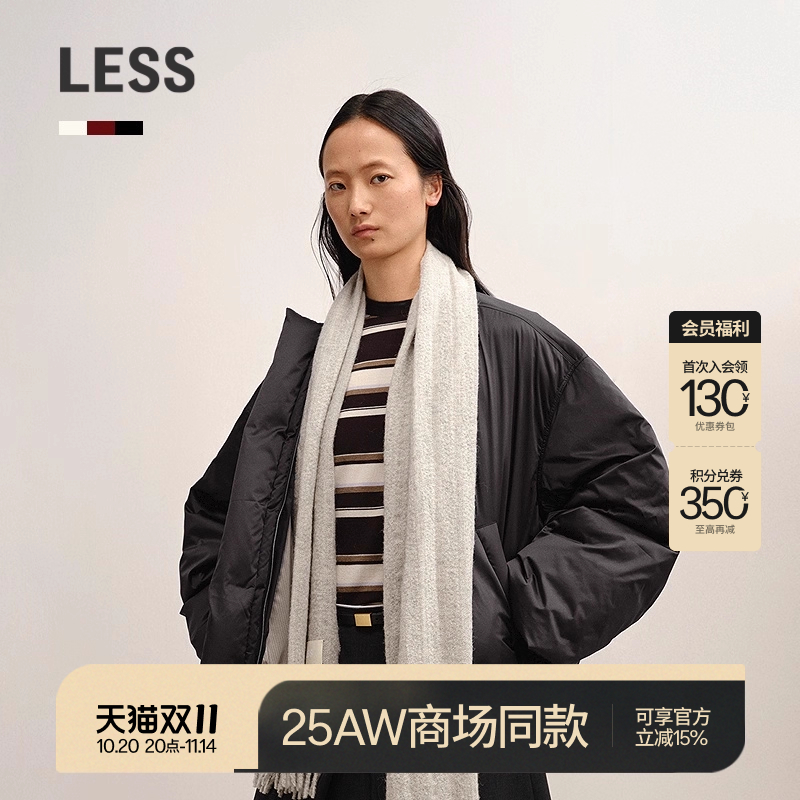 LESS短款夹克棒球羽绒服