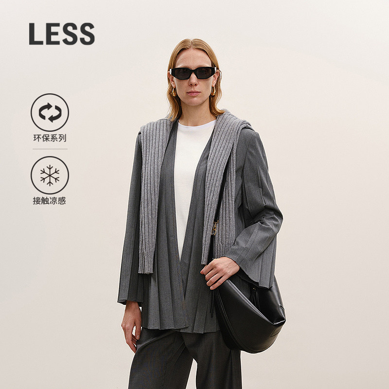 【商场同款/精工系列】LESS2026春新款接触凉感环保西装2Q