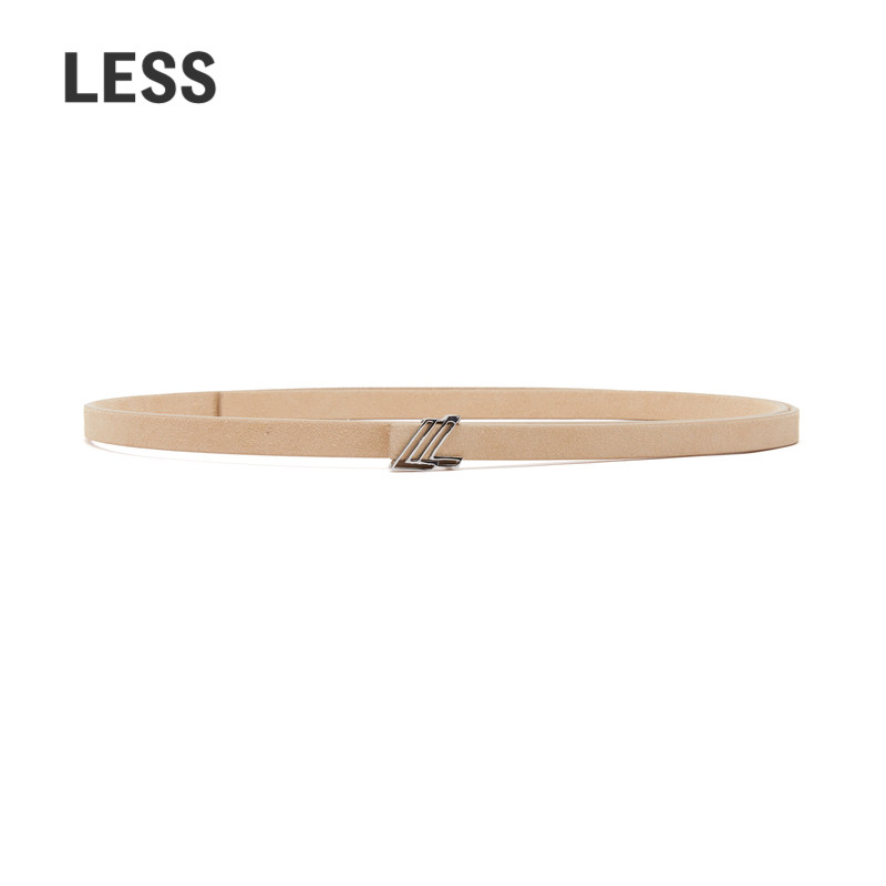 LESS休闲字母LOGO皮带