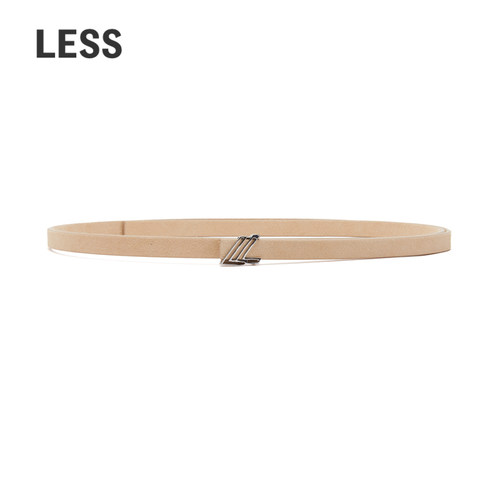 LESS休闲字母LOGO皮带