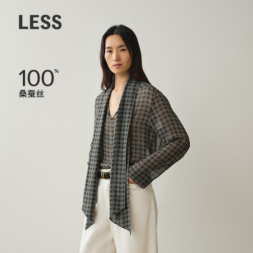 LESS高智感桑蚕丝衬衫