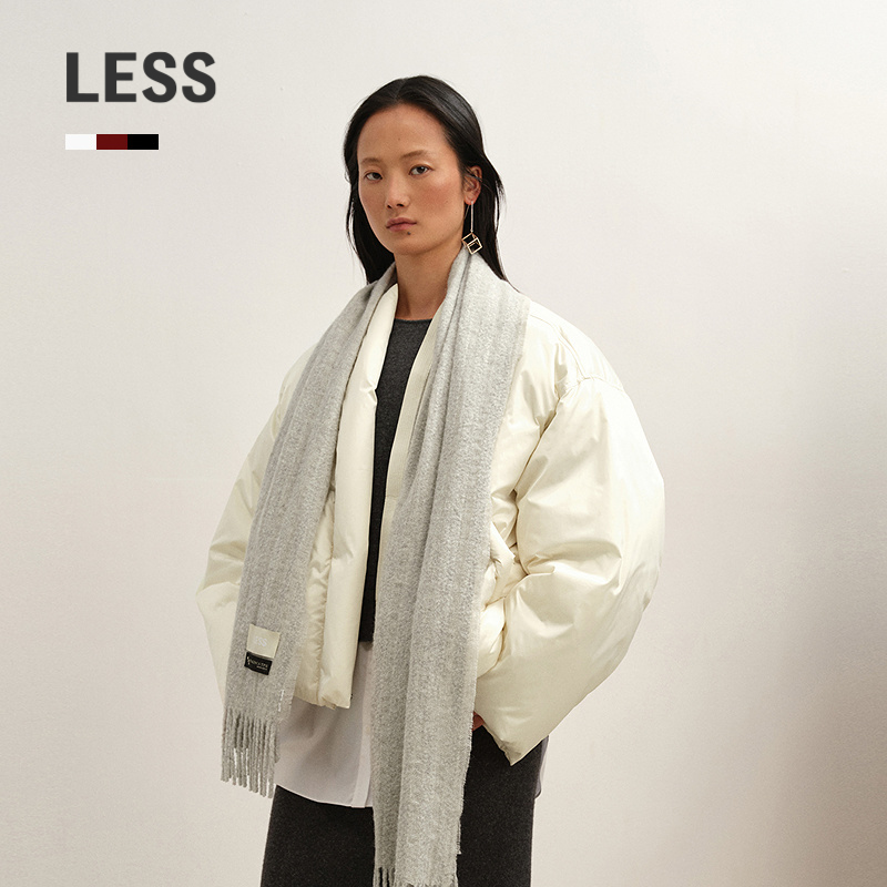 LESS短款夹克棒球羽绒服