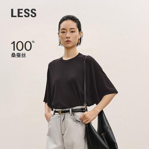 【商场同款/0压系列】LESS2026年夏新款短袖套头针织衫2Q5316210