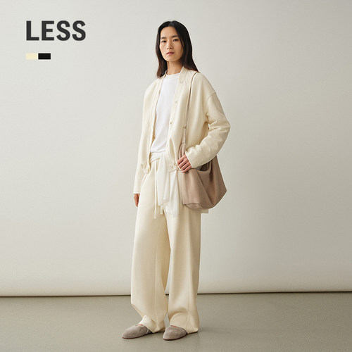 LESS休闲云感香蕉裤女