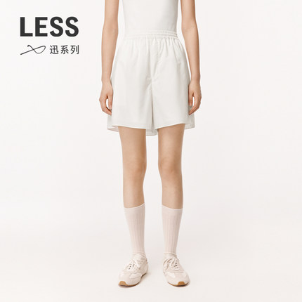 【迅系列】LESS夏季棉质简约直筒运动短裤女休闲裤子2O4E12530