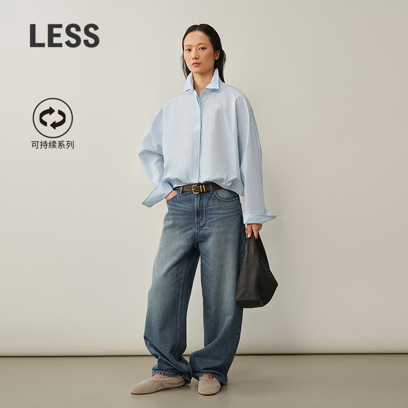 LESSCool感丹宁牛仔裤图片