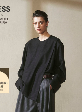【SAMUEL系列】LESS秋设计感不规则套头衬衫2P9218810