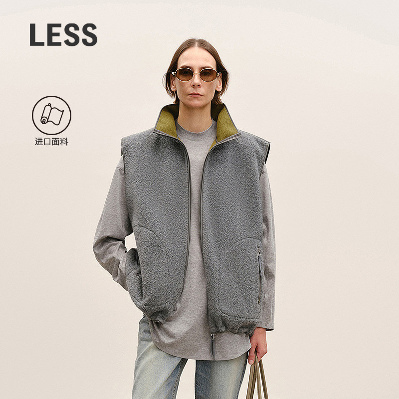 【商场同款/0压系列】LESS2026春新意大利进口马甲外套2Q