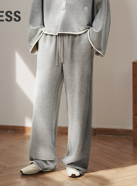 【0压系列】LESS休闲运动裤女通勤简约灰色卫裤女2P2E13870