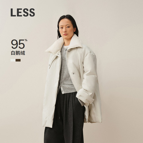 LESS夹克鹅绒拒水性羽绒服