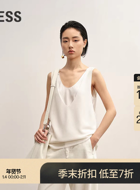 【商场同款】LESS2025年秋新针织两件套松弛感休闲背心2P7325080