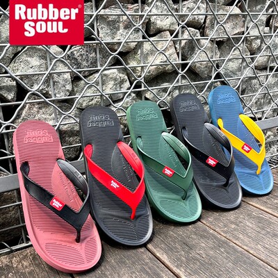 泰国原装进口RUBBERSOUL人字拖鞋防水防滑休闲防滑时尚沙滩拖鞋
