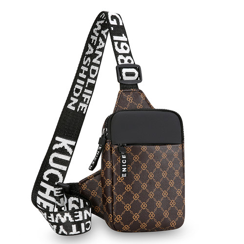 男士单肩包男休闲轻便出行便携新款上课通勤韩版胸包女斜挎小背包