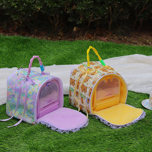 春夏秋冬鹦鹉蜜袋鼯棉窝外出笼保暖外带笼仓鼠金丝熊保暖外出包