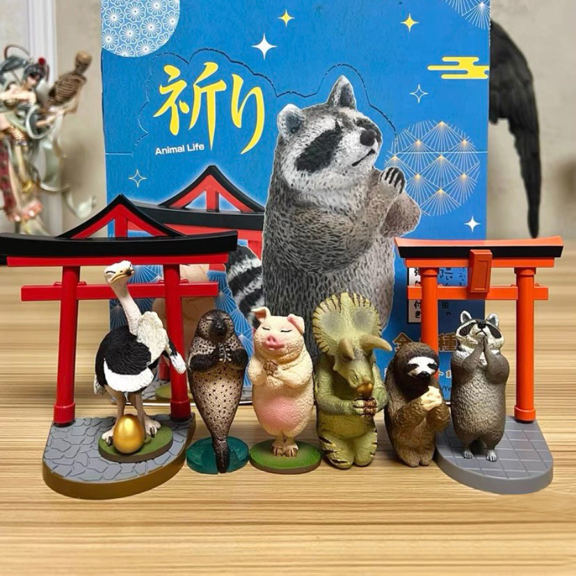 Animal Life合掌祈福动物鸟居盲盒朝隈俊男日本yendar研达正品-封面