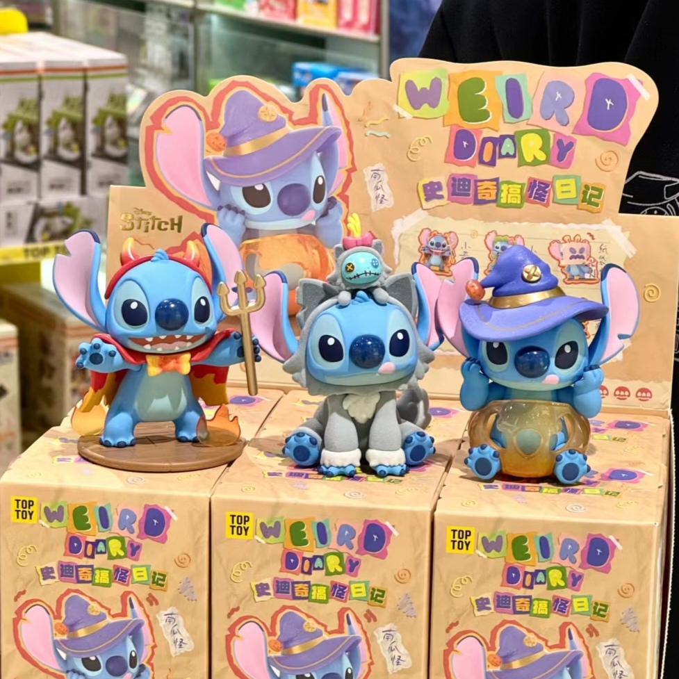 正版TOPTOY史迪奇盲盒搞怪日记系列手办星际宝贝史迪仔摆件礼物