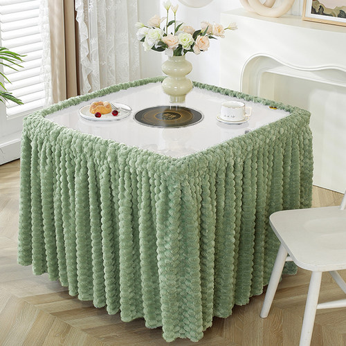 爱茹亿烤火桌子罩套加厚保暖