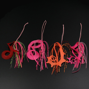 两支装 炎月钩胡须钩裙带钩带胶丝铁板钩双钩 日本原装