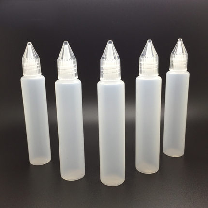 化妆水分装瓶笔形独角兽液体分装瓶PE材质15ml加油瓶30毫升空瓶