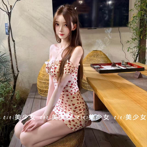 连衣裙绑带甜美可爱修身包臀裙