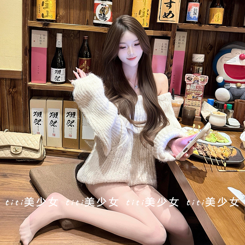 毛衣温柔外穿宽松显瘦针织上衣