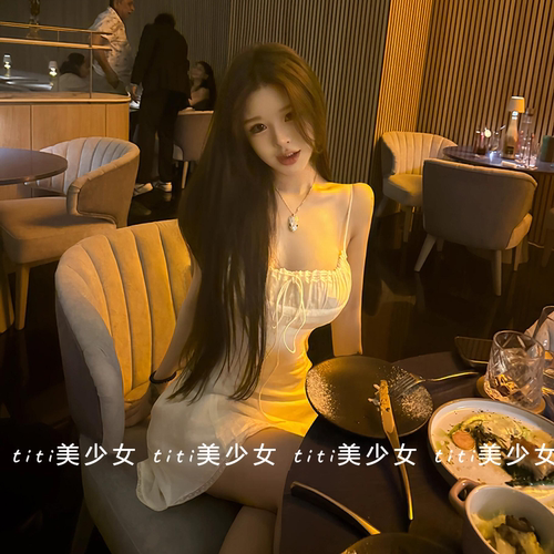 连衣裙女夏季修身显瘦a字短裙